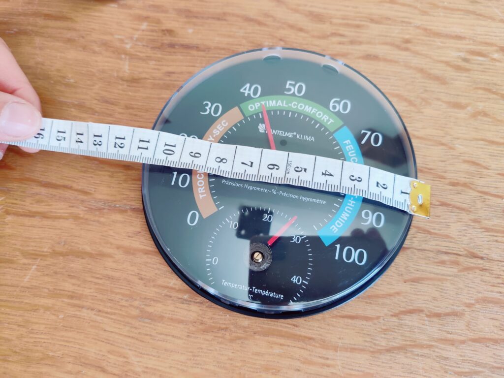 Lantelme 4127 Hygrometer Breite