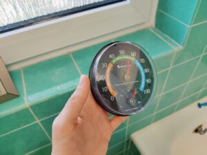 Lantelme 4127 Hygrometer Praxistest Ausgangsfeuchtigkeit