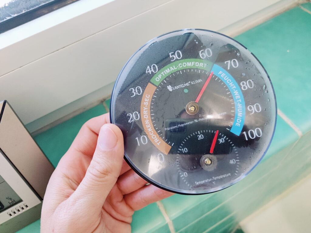 Lantelme 4127 Hygrometer Praxistest Endfeuchtigkeit