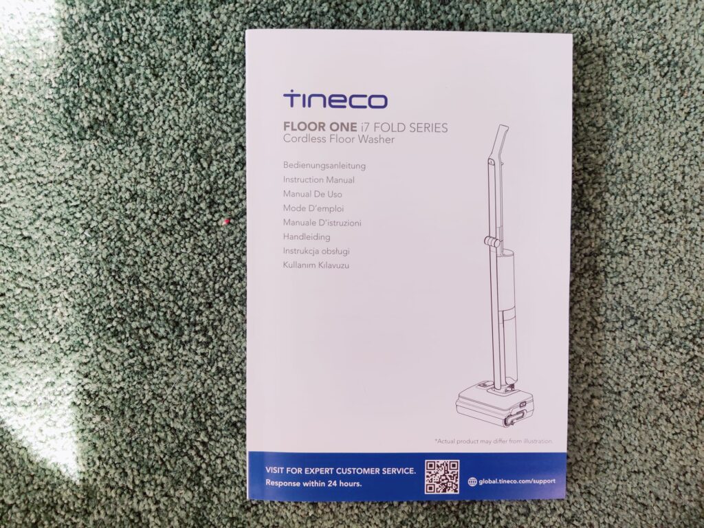 Tineco Floor One i7 Fold Premium Nass-Trockensauger Bedienungsanleitung