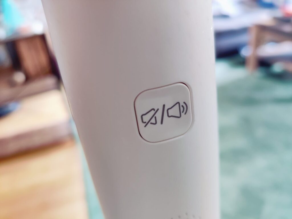 Tineco Floor One i7 Fold Premium Nass-Trockensauger Taste für Sprachansagen