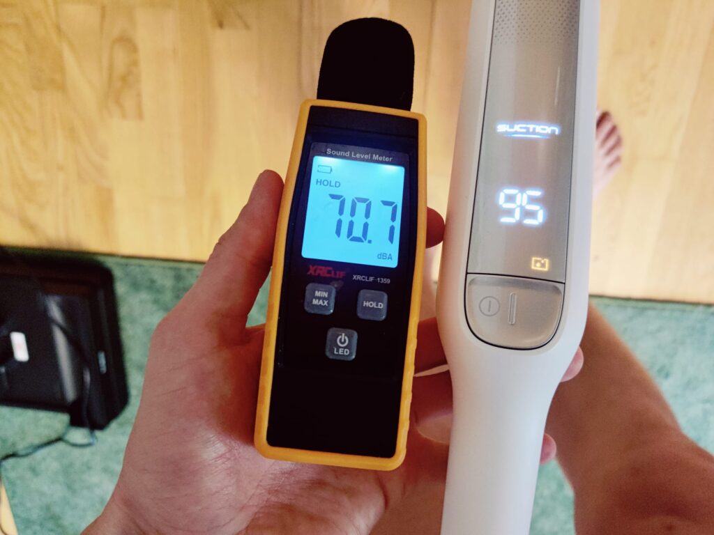 Tineco Floor One i7 Fold Premium Nass-Trockensauger Lautstärke Suction-Modus