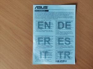 ASUS Eye Care VY279HGR Monitor Sicherheitshinweise