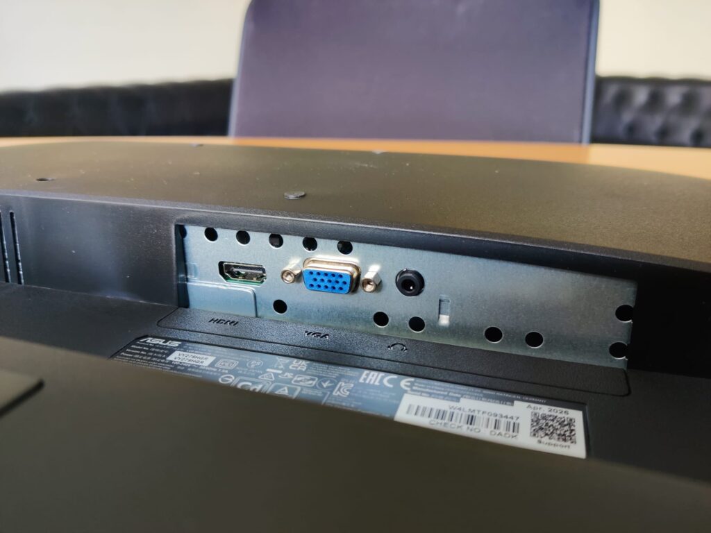 ASUS Eye Care VY279HGR Monitor HDMI- und VGA-Anschluss