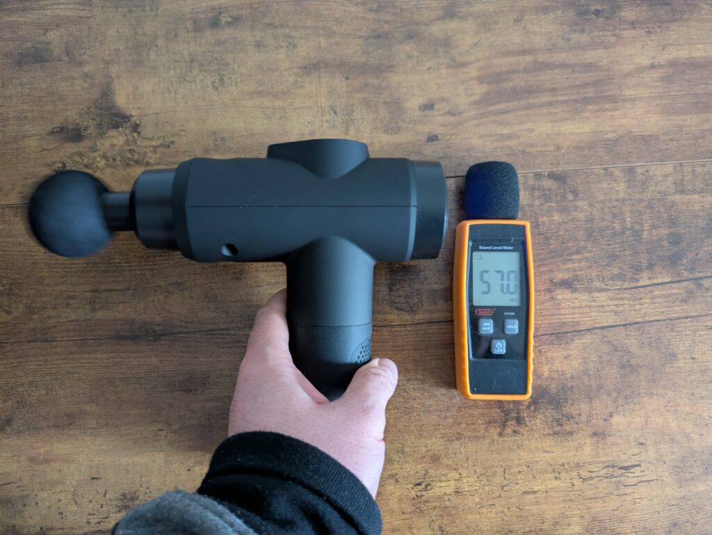 Zerolia MG 03 Massagepistole Lautstärke