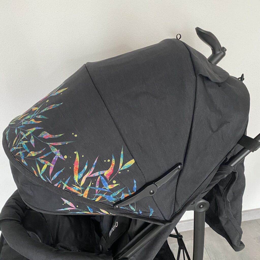 lionelo Irma Buggy Verdeck maximal ausgeklappt