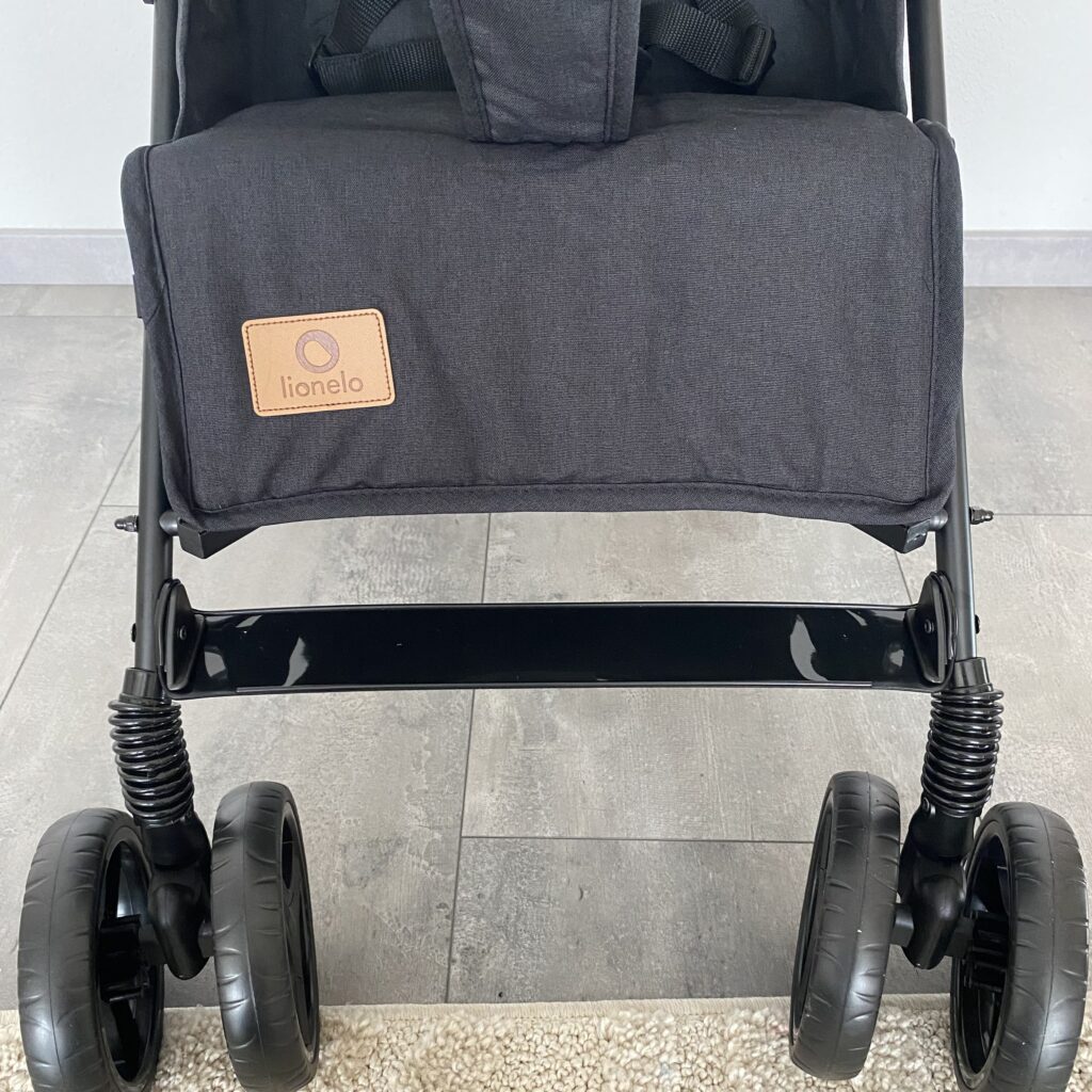 lionelo Irma Buggy Vorderräder Fußstütze Sitzposition