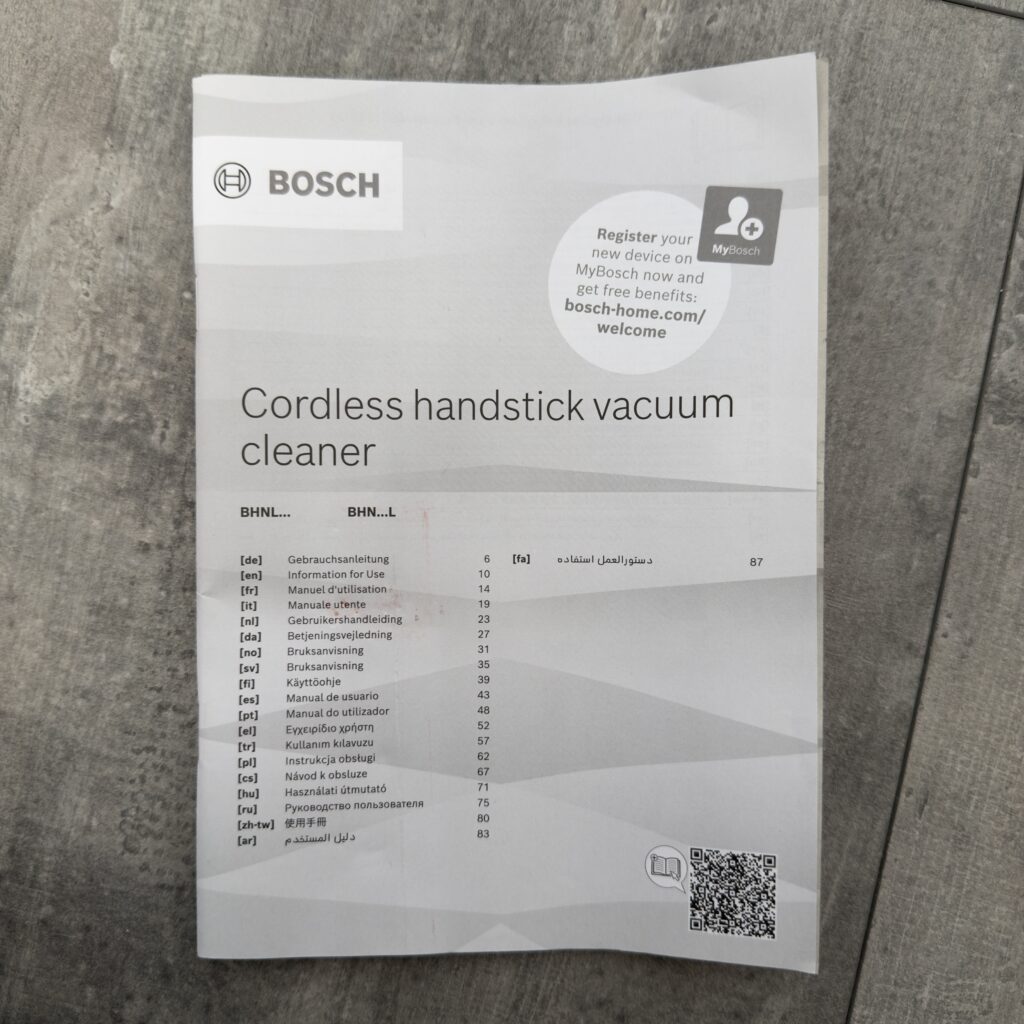 Bosch Move Bedienungsanleitung