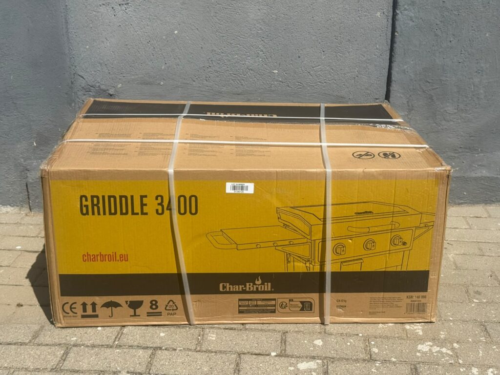 Char-Broil Griddle 3400 Gasgrill Verpackung