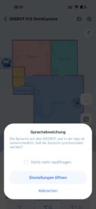 Ecovacs Deebot X12 OmniCyclone Saug-Wisch-Roboter Sprachsteuerung in der App