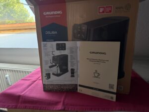 Grundig KSM 4330 Siebträgermaschine Karton mit Bedienungsanleitung