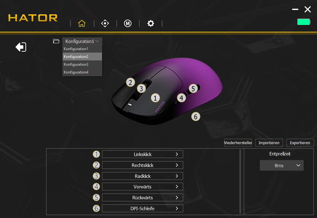 HATOR Quasar 3 ULTIMA 8K Wireless Software (4)