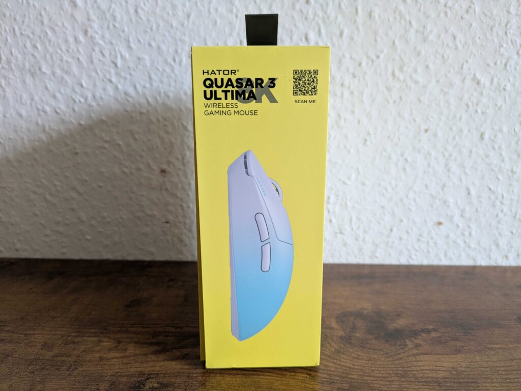 HATOR Quasar 3 ULTIMA 8K Wireless Verpackung von der Seite
