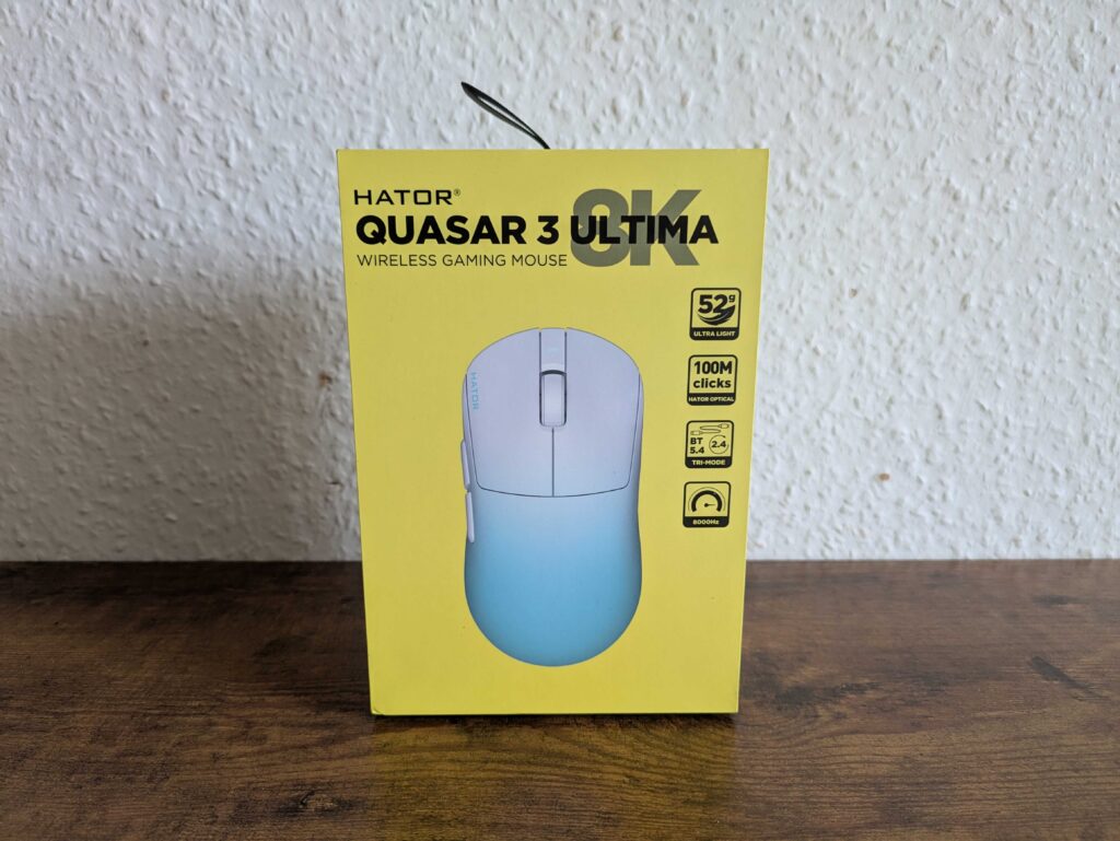 HATOR Quasar 3 ULTIMA 8K Wireless Verpackung von vorne