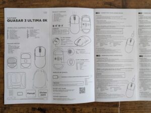 HATOR Quasar 3 ULTIMA 8K Wireless Anleitung geöffnet