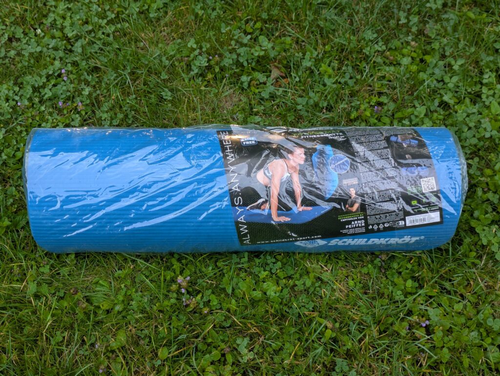 Schildkröt Gymnastikmatte Verpackt