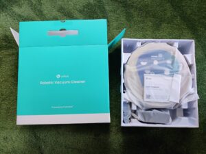 Lefant M210P Staubsauger-Roboter Verpackung offen