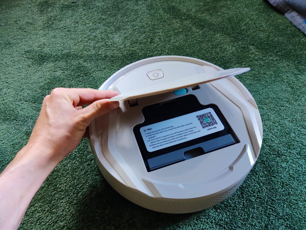 Lefant M210P Staubsauger-Roboter Klappe offen