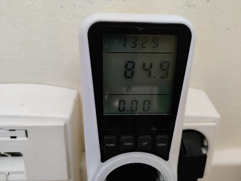 Olympia PS 54 CC Aktenvernichter Stromverbrauch im Rücklauf