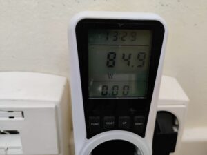 Olympia PS 54 CC Aktenvernichter Stromverbrauch im Rücklauf