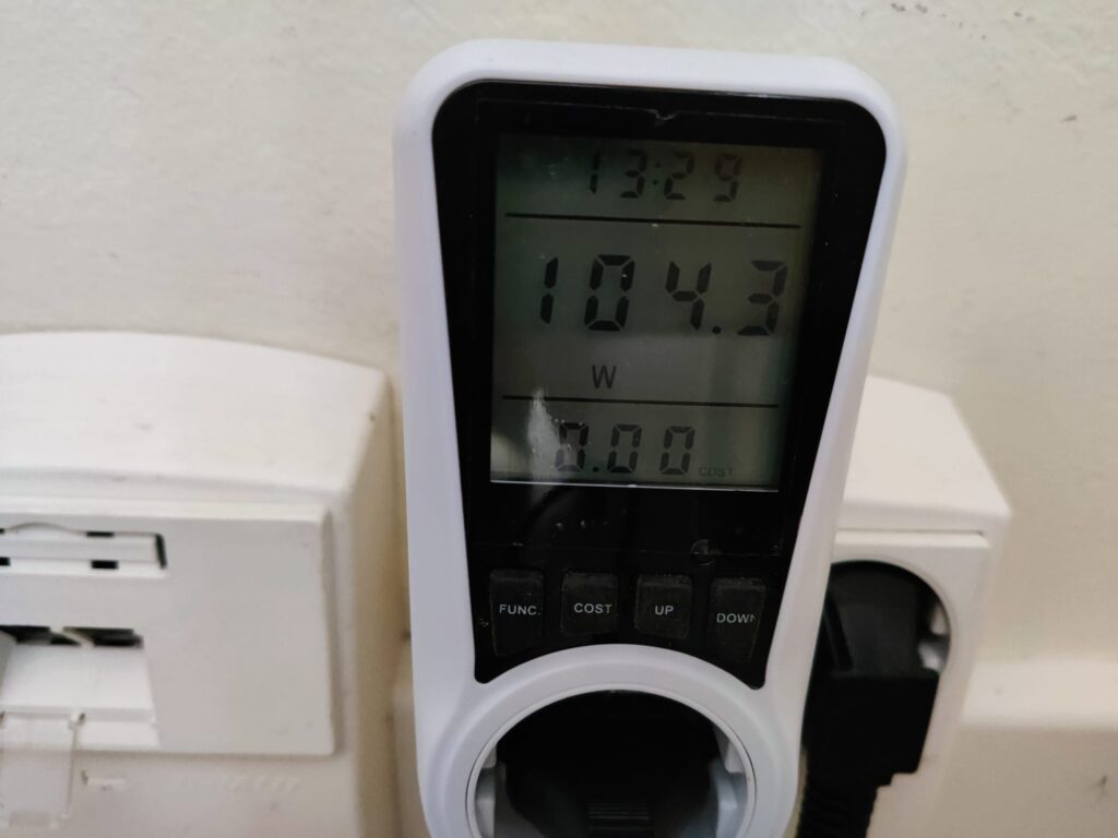 Olympia PS 54 CC Aktenvernichter Stromverbrauch beim Schreddern