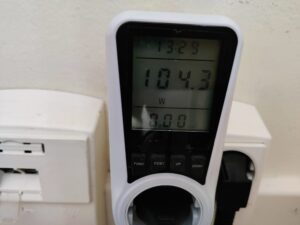 Olympia PS 54 CC Aktenvernichter Stromverbrauch beim Schreddern