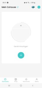 Lefant M210P Staubsauger-Roboter App Gerät hinzufügen