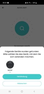 Lefant M210P Staubsauger-Roboter App Gerätesuche