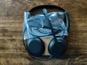 Jabra Evolve 10 Headset in Plastik verpackt