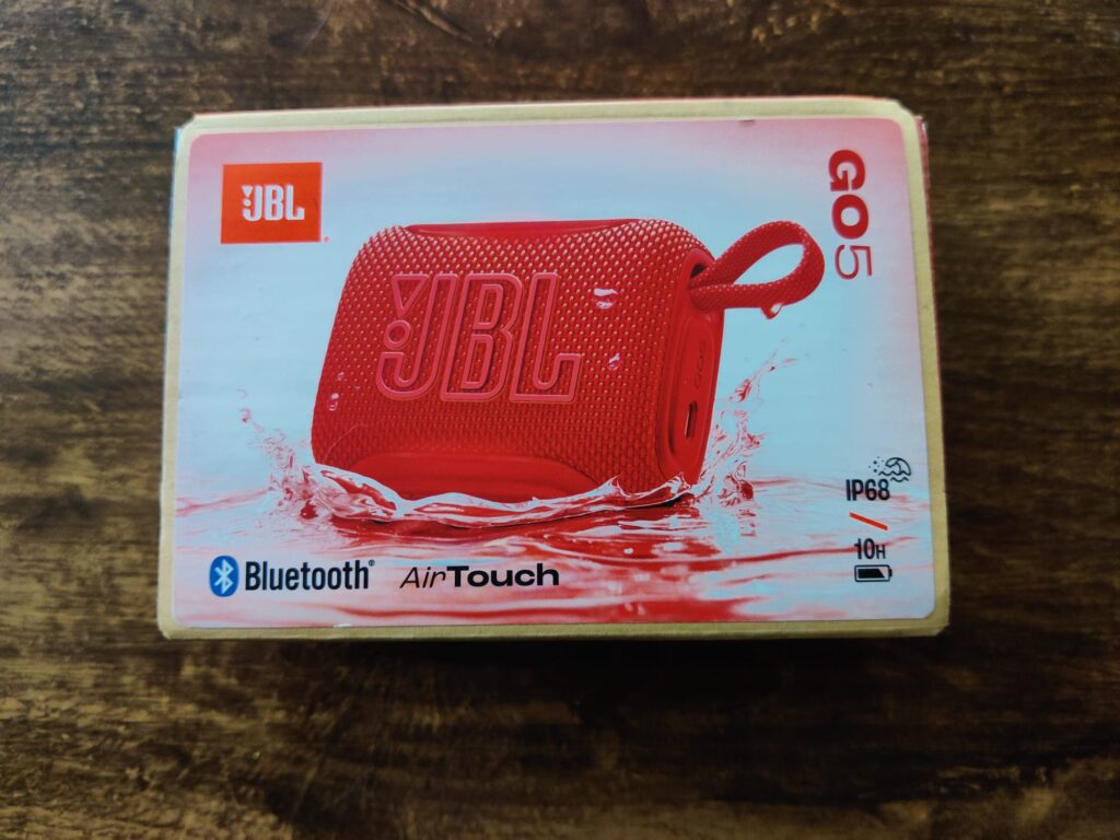 JBL Go 5 Lautsprecher Verpackung