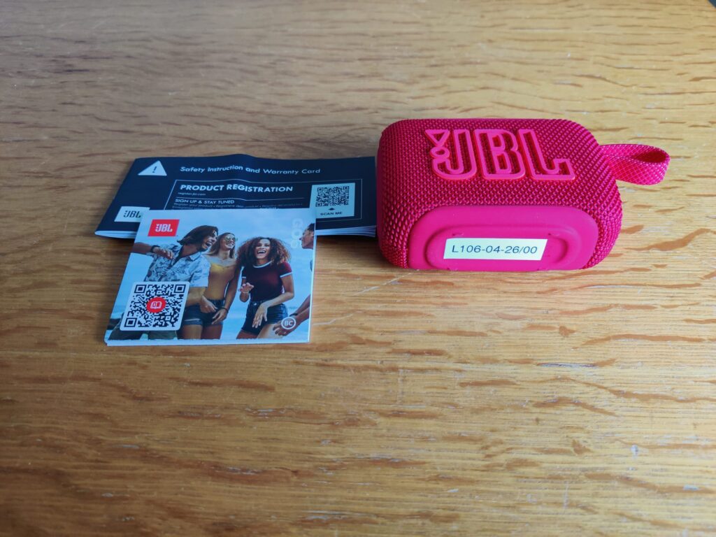 JBL Go 5 Lautsprecher mit Zubehör