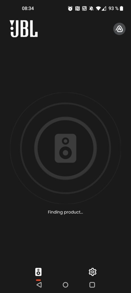JBL Go 5 Lautsprecher App Gerätesuche