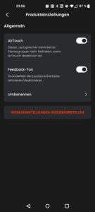 JBL Go 5 Lautsprecher App Produkteinstellungen