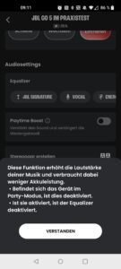 JBL Go 5 Lautsprecher App Playtime Boost