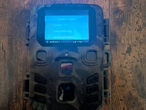 Wildkamera Mini 301 Display eingeschaltet