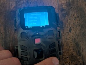 Wildkamera Mini 301 Menü