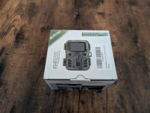 Wildkamera Mini 301 Verpackung