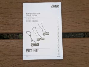 AL-KO Razor Cut 38.1 HM Comfort Spindelmäher Anleitung