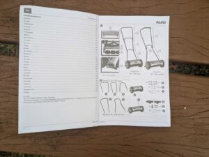 AL-KO Razor Cut 38.1 HM Comfort Spindelmäher Anleitung geöffnet