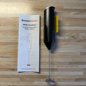 Bonsenkitchen Elektrischer Milchaufschäumer Lieferumfang unverpackt