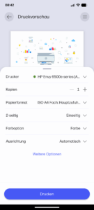 HP Envy 6520e Tintenstrahldrucker App (5)