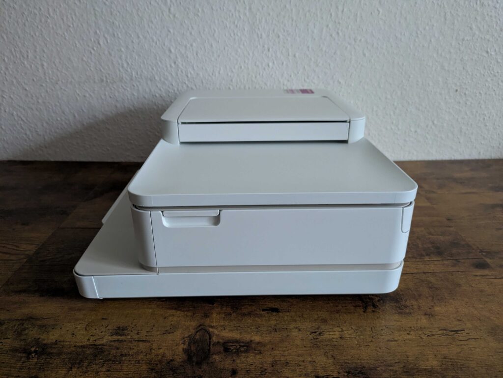 HP Envy 6520e Tintenstrahldrucker Bild von links