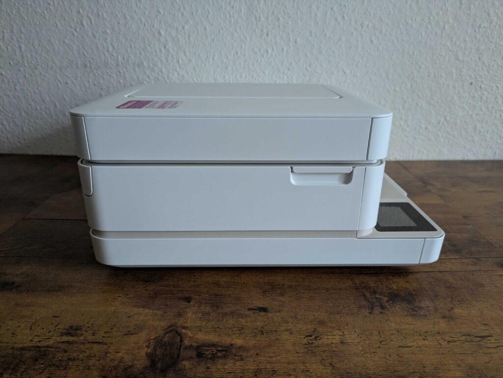 HP Envy 6520e Tintenstrahldrucker Bild von rechts