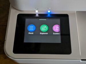 HP Envy 6520e Tintenstrahldrucker Display
