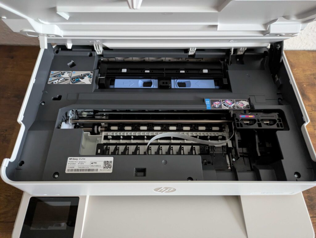 HP Envy 6520e Tintenstrahldrucker Innenbereich