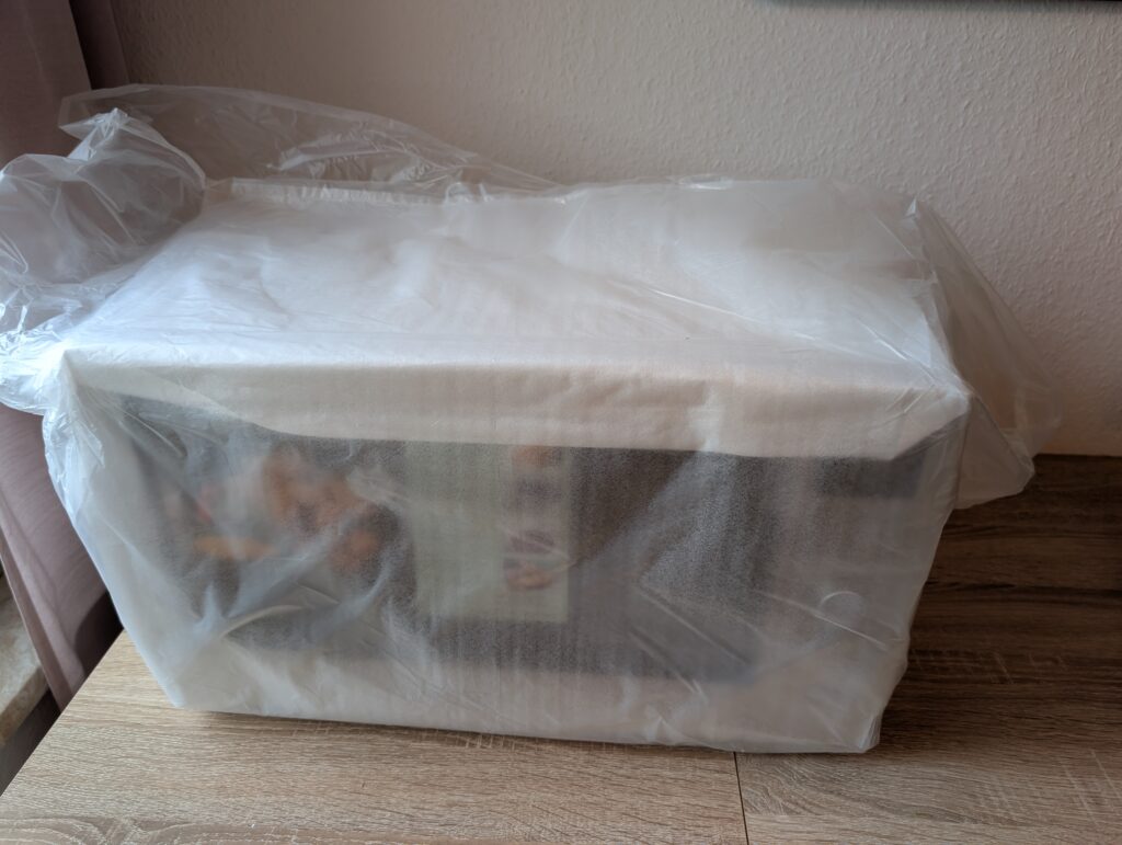 Panasonic NN-CD58RSEPG Minibackofen Auspacken