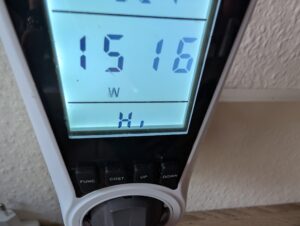 Panasonic NN-CD58RSEPG Minibackofen Leistungsaufnahme