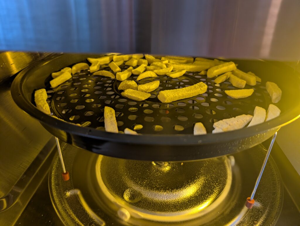 Panasonic NN-CD58RSEPG Minibackofen Pommes frites im Ofen