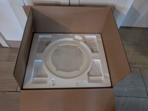 Panasonic NN-CD58RSEPG Minibackofen Verpackung geöffnet