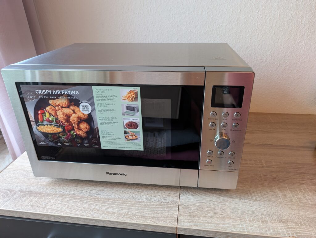 Panasonic NN-CD58RSEPG Minibackofen ausgepackt